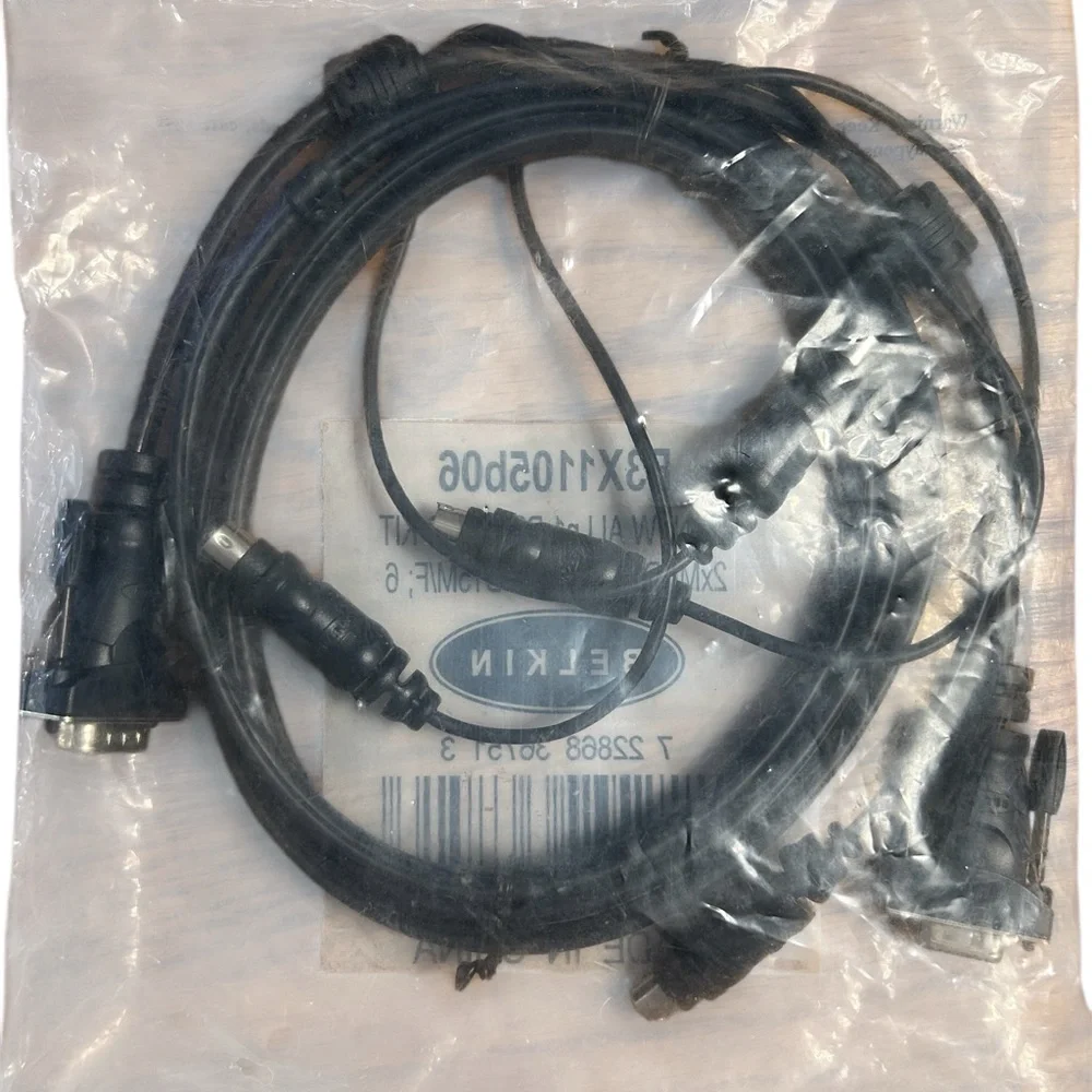 Belkin F3X1105b06 OMNVW ALLn1 PS/2 Pro Kit New Old Stock Factory Sealed